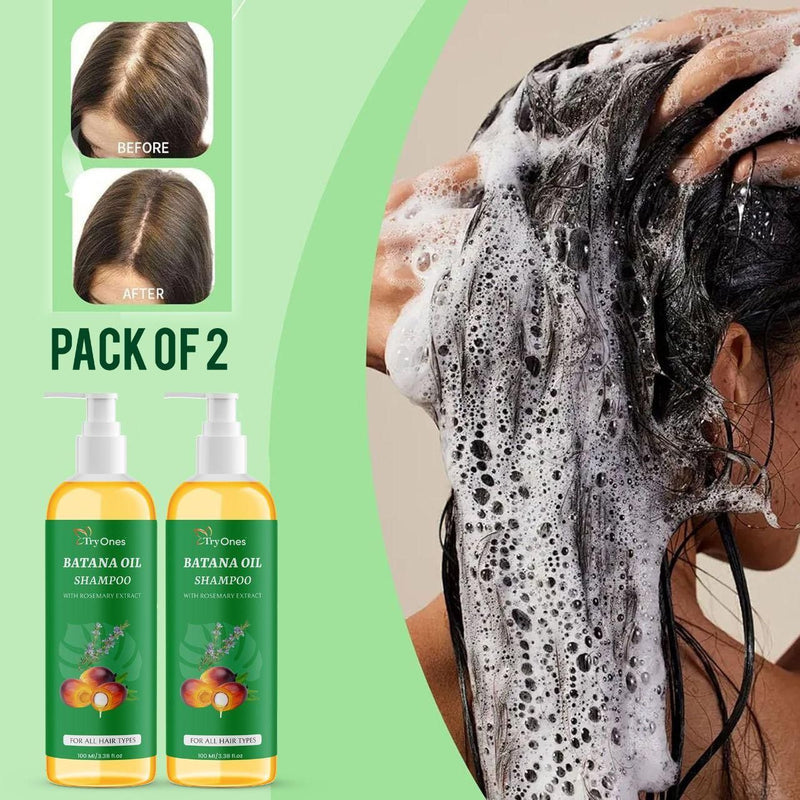 Batana Oil Shampoo for Hair Growth with Rosemary Extract 🌱✨ (100% Pure & Natural) - Buy 1 Get 1 Free🔥🔥